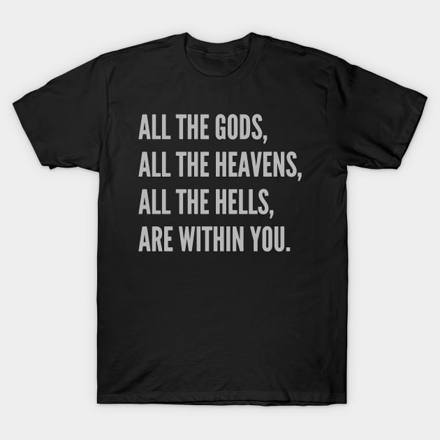 All the Gods T-Shirt by TeeNoir